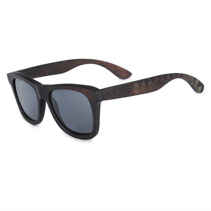 بوبو الطيور العلامة التجارية الرجعية الخيزران . Bobo Bird Brand Retro Bamboo Sunglasses