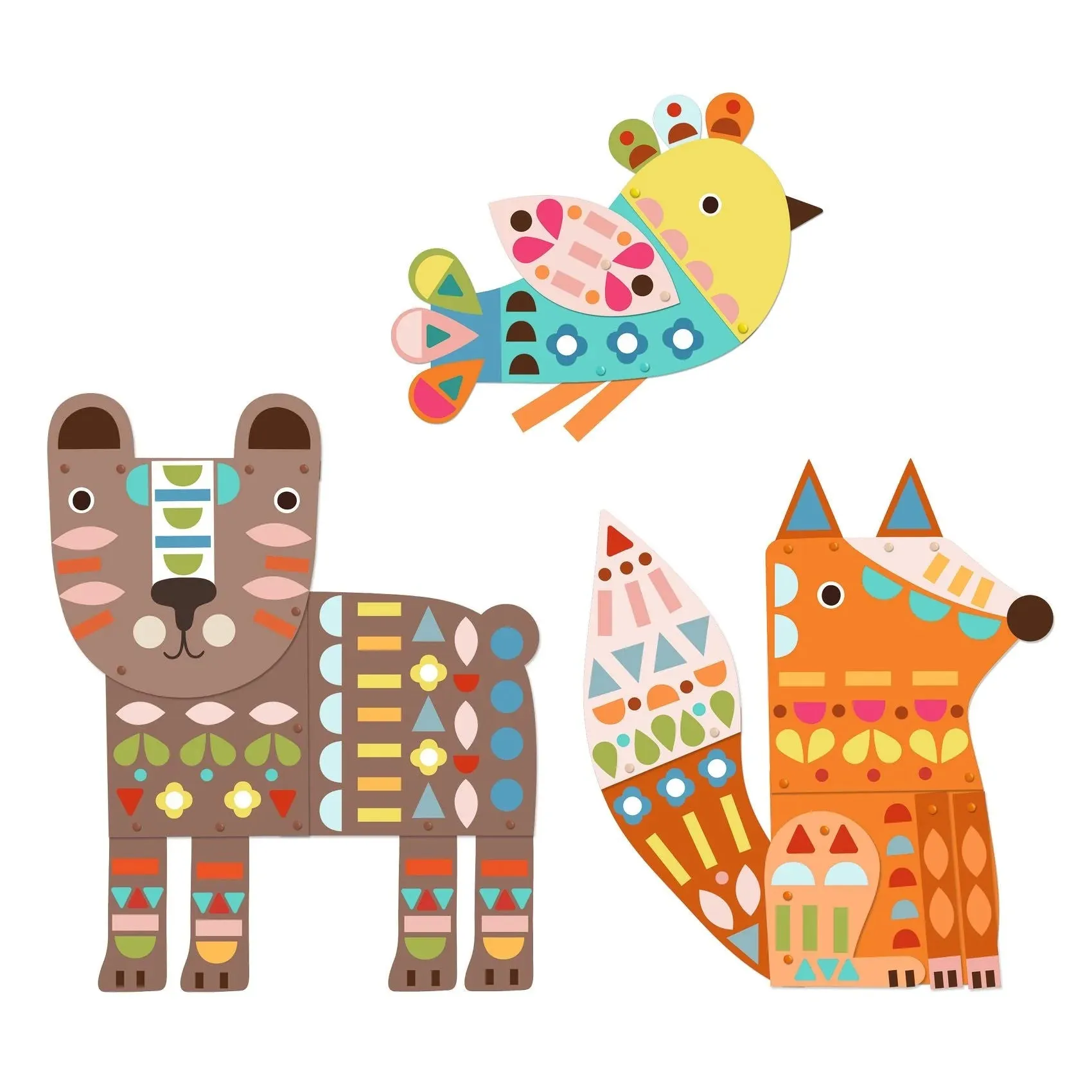3 Giant Animals Collage