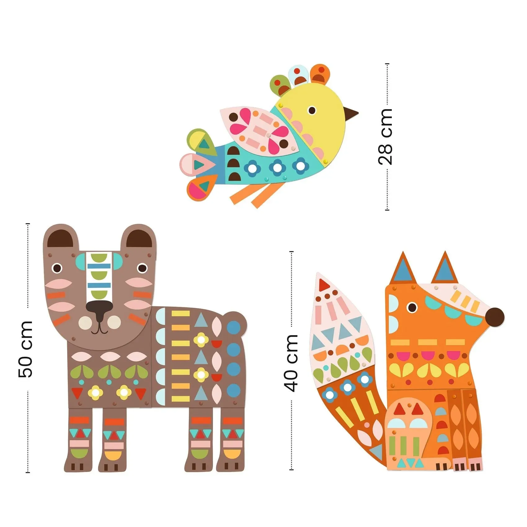 3 Giant Animals Collage