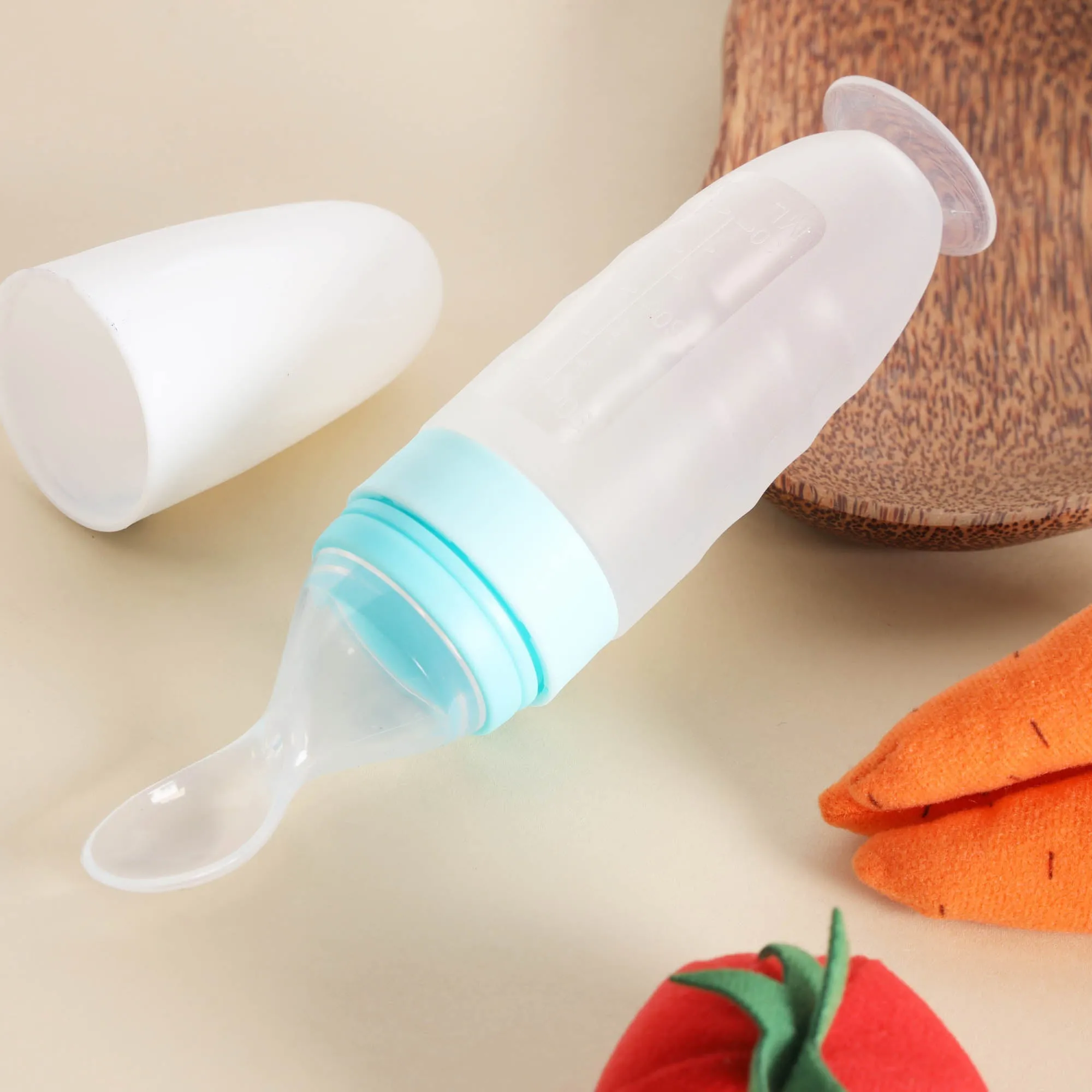 Baby squeeze Bottle Feeder - Blue
