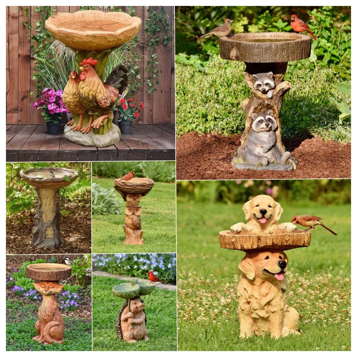 Christmas sale Sale 49% off - Creative Animals Sculpture Bird Feeder