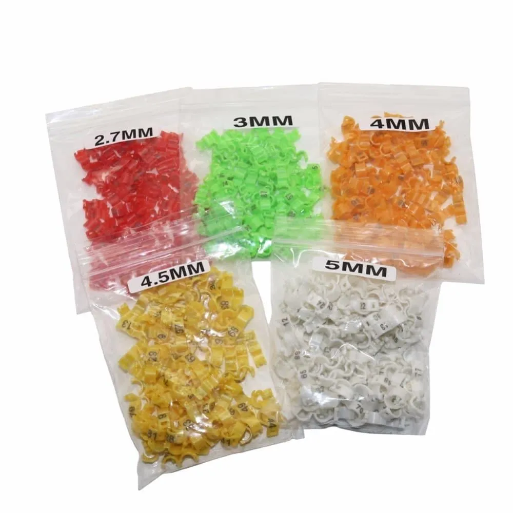 Colorful Clip Rings For Birds