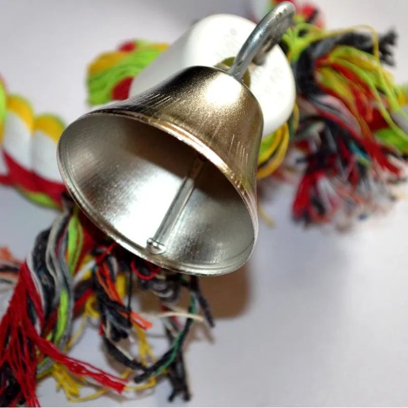 Cotton Spiral Bouncing Perch for Parrots