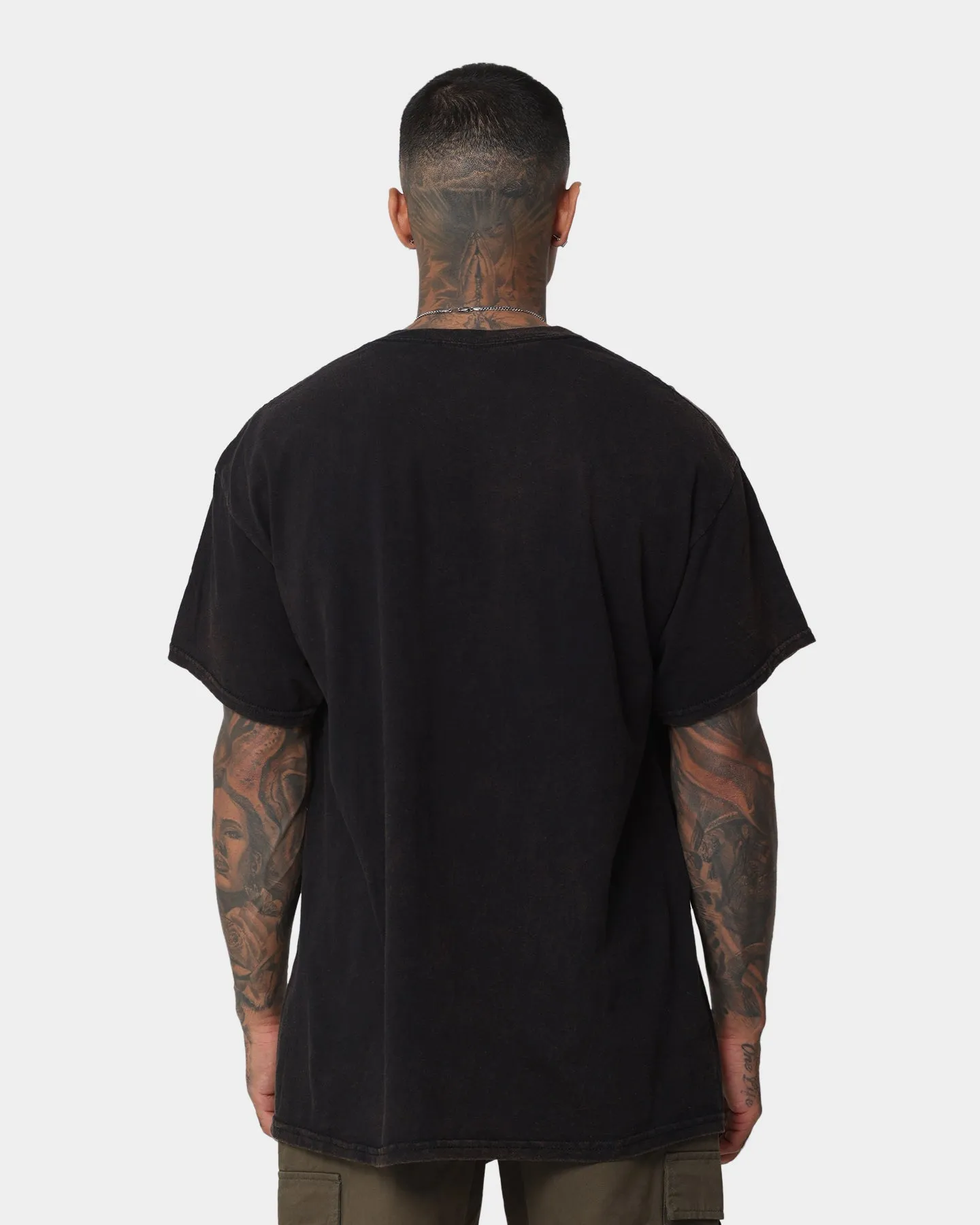 Goat Crew X DC Superman Metal Vintage T-Shirt Black Wash