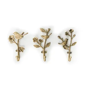 Gold Iron Bird Hook
