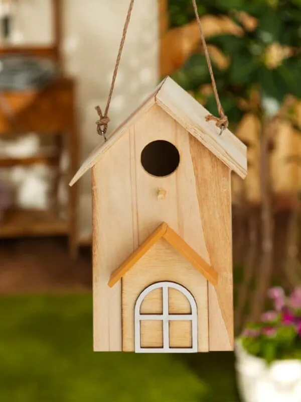 Natural Plywood Birdhouse