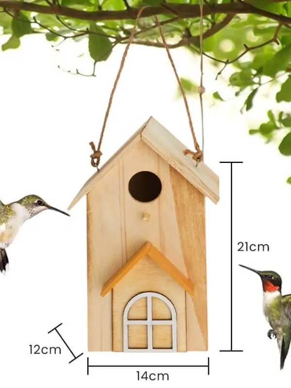 Natural Plywood Birdhouse