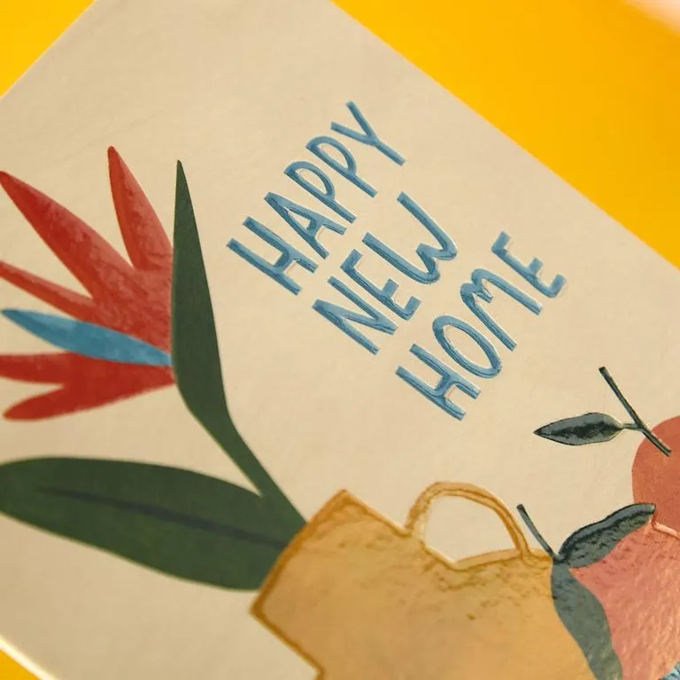 New Home Bird Of Paradise Card
