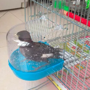Plug-in parrot bath tub bird bath tub  skin peony munia and other small birds with bath tub pet cleaning products