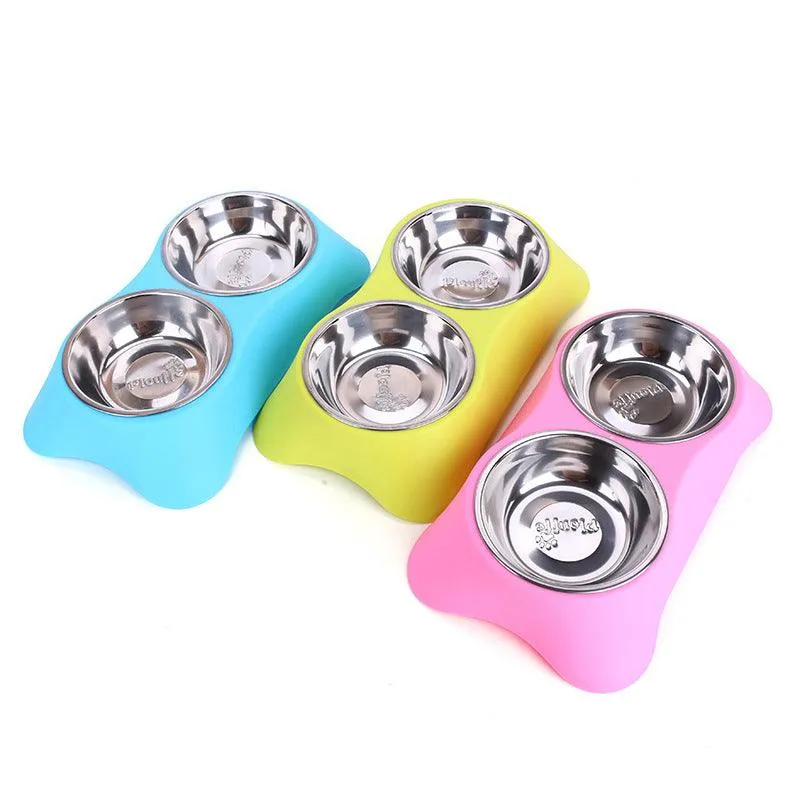 Stainless Steel Dog Bowl Set