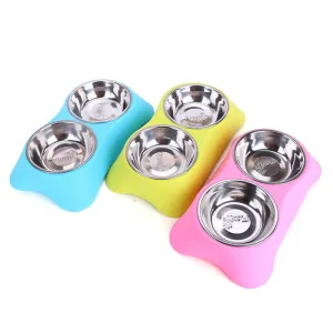 Stainless Steel Dog Bowl Set