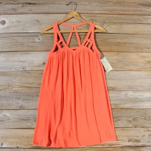 The Cage Dress in Orange