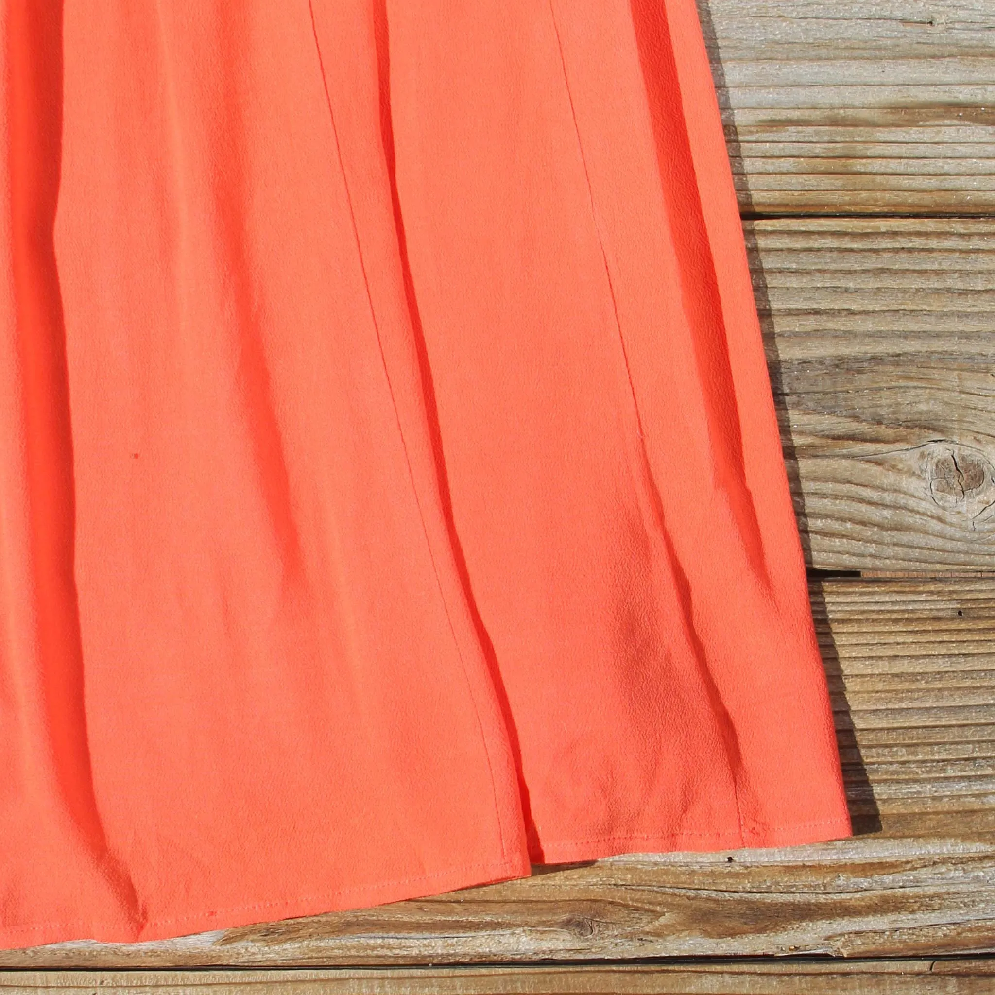 The Cage Dress in Orange